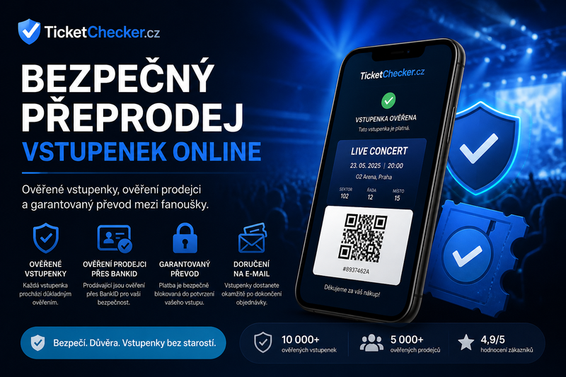 Bezpečný přeprodej vstupenek | Jak funguje TicketChecker.cz